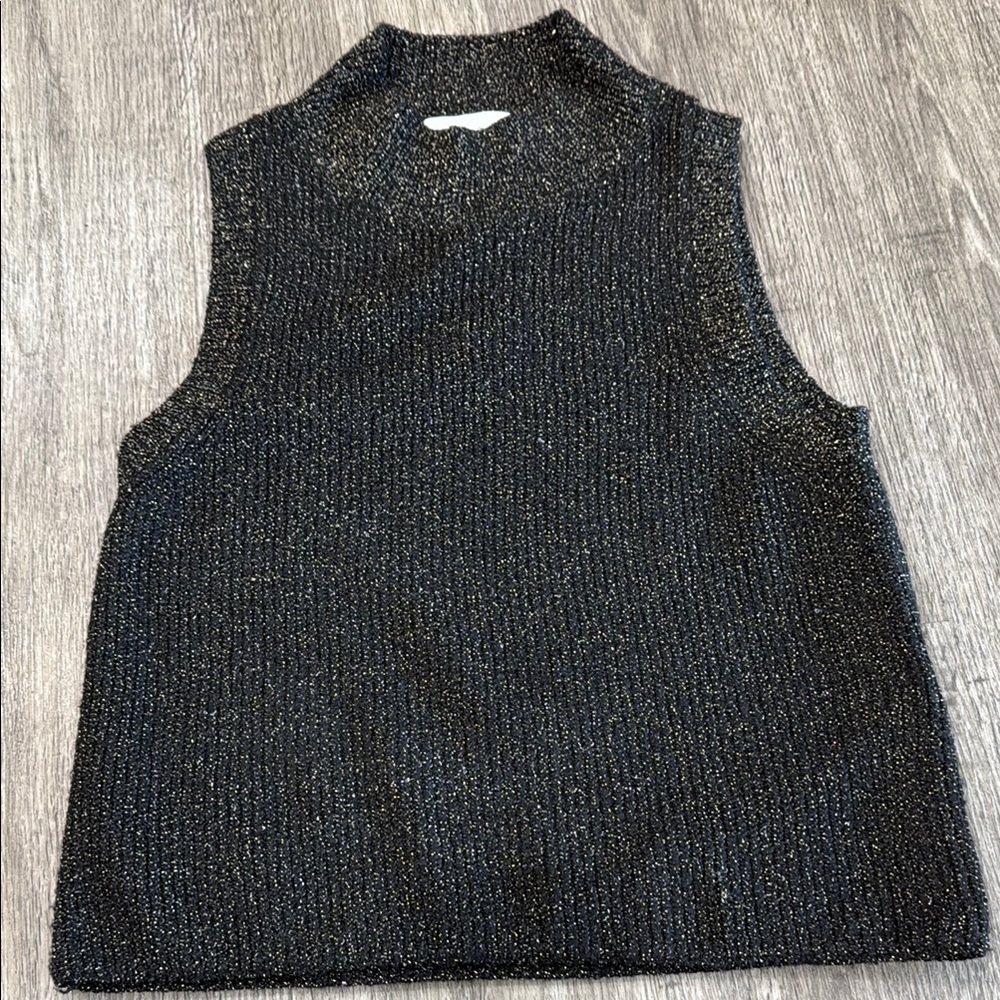 Zara Black Sleeveless Top